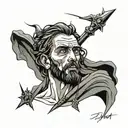 judas Saint Jude tattoo design idea