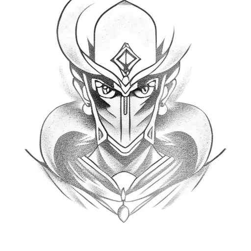 Jojo star platinum stand tattoo design idea