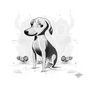 pixel hot dog tattoo design idea