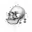 WW2 Serbian Skull tattoo design idea