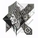 caesar tattoo design idea