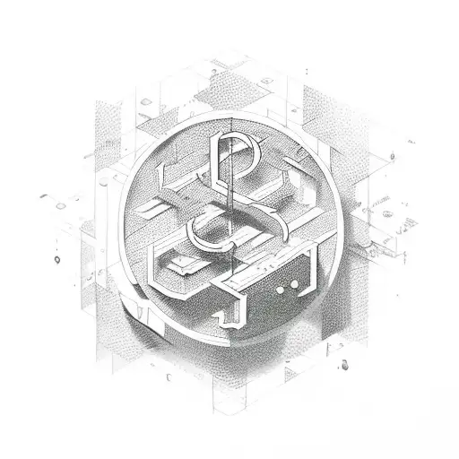 dollar sign  tattoo design idea