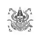 The Alamo  tattoo design idea