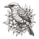 bird tattoo design idea