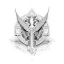 military caduceus  tattoo design idea