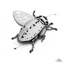 sunshine ladybug tattoo design idea