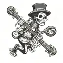 Brook One Piece tattoo design idea