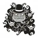 Brook One Piece tattoo design idea