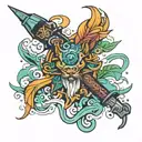 drift 420 joint tattoo design idea