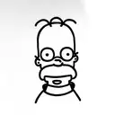 simpsons tattoo design idea