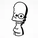 simpsons tattoo design idea