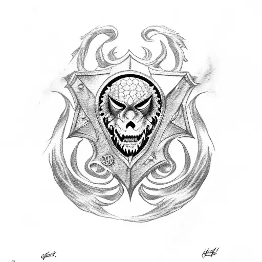 Squall Leonhart crest from Final Fantasy VIII tattoo design idea