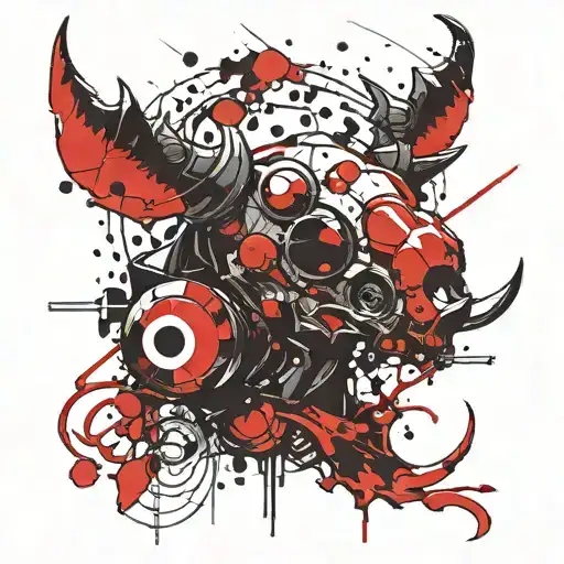 Thresh Polka Ram tattoo design idea