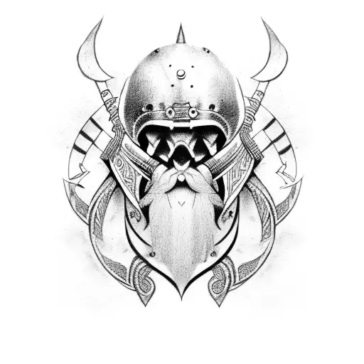 viking tattoo design idea