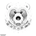 viking bear paw tattoo design idea