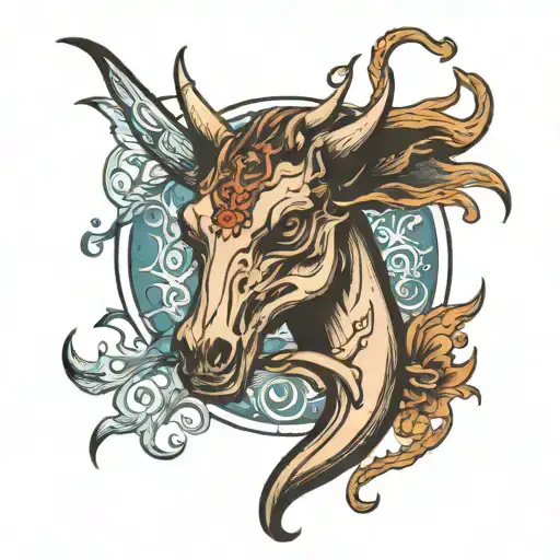 Thestral  tattoo design idea