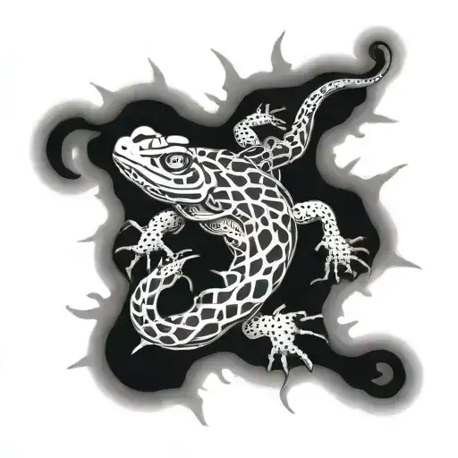 warhammer salamander tattoo design idea