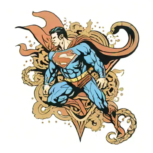 superman sleeve tattoo tattoo design idea