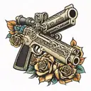 2nd amendment   tattoo design idea