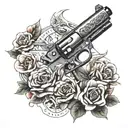 2nd amendment   tattoo design idea