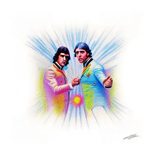 wish you were here vinyl men shaking hands pinkfloyd tattoo design idea