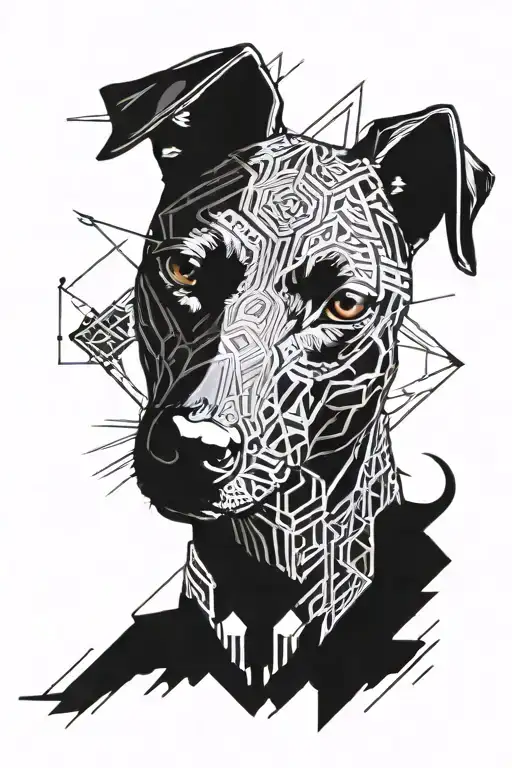 cachorro pinscher  tattoo design idea