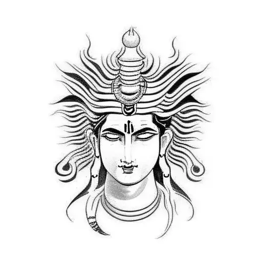 Lord Shiva Tattoo Designs On Hand - Temu