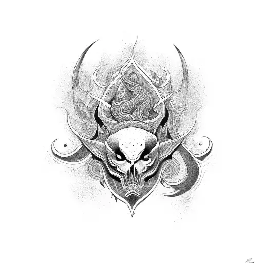 naga tattoo design idea