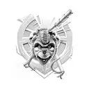 80s, Indiana Jones, Alf,  1977's Spider-man, He-man Action figure tattoo design idea