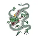 Aiguille du midi chamonix, couloir, green and yellow dragon, ascend, pasd under bridge,  tattoo design idea
