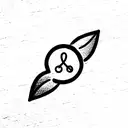 O+ blood type tattoo design idea