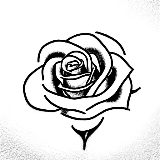 Tattoo uploaded by Kaitlin Rose Bryant • Minimalist rose and hand # minimalist #rose #hand #flower • Tattoodo