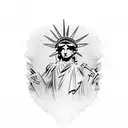 Liberty, independence, integrity tattoo design idea