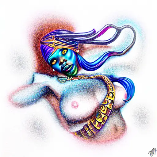 yemaya tattoo design idea