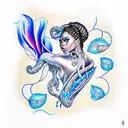 yemaya tattoo design idea