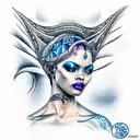 yemaya tattoo design idea