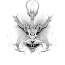 333 tattoo design idea