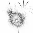 fireworks tattoo design idea