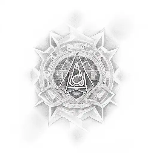 cross London New York LA bitcoin, eye of providence tattoo design idea