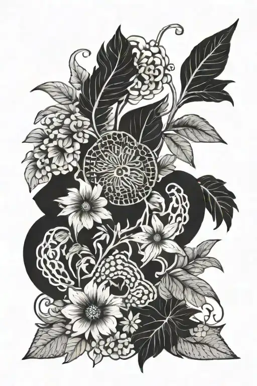 zambia and indiana tattoo design idea