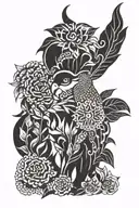 zambia and indiana tattoo design idea