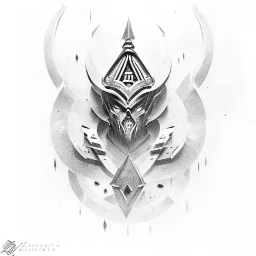 Dame un tatuaje don armas de zed, Samira y pantheon  tattoo design idea