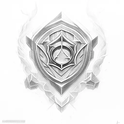 armas de zed Samira y pantheon league of Legends  tattoo design idea