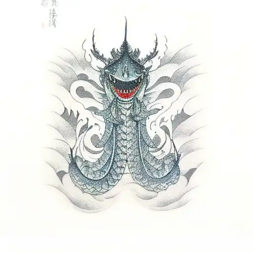 Leviathan  tattoo design idea
