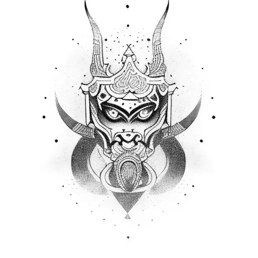 Muay Thai warrior tattoo design idea