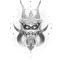 Muay Thai warrior tattoo design idea