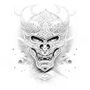 Muay Thai warrior tattoo design idea