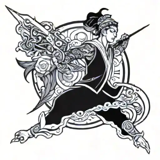 sao tattoo design idea