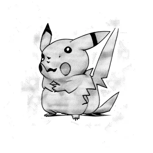 pikachu tattoo design idea