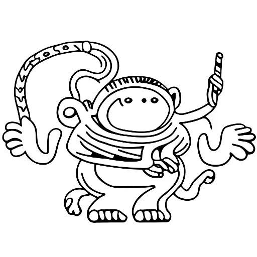 slave with monkey, family, love, passion, party  tattoo design idea